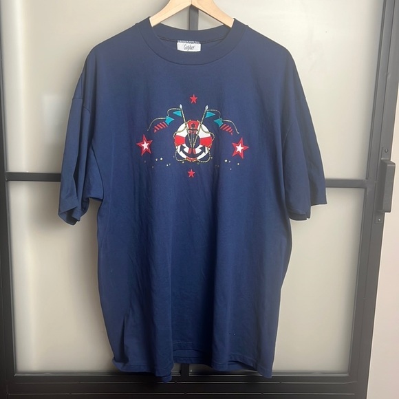 Vintage Gopher Sport Nautical T-shirt Size 2X - Picture 1 of 4